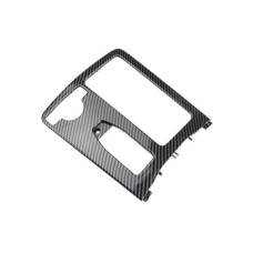 Car Carbon Fiber Central Control Storage Box Square Cover 2046800107 for Mercedes-Benz C-Class W204 2007-2014, Left Driving