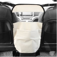 Universal Car Rear Seat Pocket Bag (Beige)