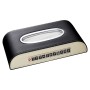 Universal Car Tissue Box with Temporary Parking Phone Number Card(Black Beige)