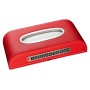 Universal Car Tissue Box with Temporary Parking Phone Number Card(Red)
