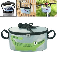 Car Baby Storage Bag Electromobile Bicycle Cart Storage Bag Hanging Bag with Cover(SKU-06-Crocodile)