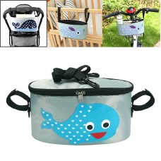 Car Baby Storage Bag Electromobile Bicycle Cart Storage Bag Hanging Bag with Cover(SKU-08-Dolphin)