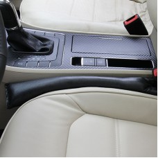 2 PCS Leather Car Seat Gap Filler, Size: 45x7x4.5cm(Black)