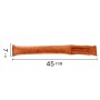 2 PCS Leather Car Seat Gap Filler, Size: 45x7x4.5cm(Brown)