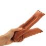 2 PCS Leather Car Seat Gap Filler, Size: 45x7x4.5cm(Brown)