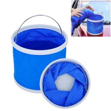 9L Multifunctional Foldable Bucket for Car Washing / Fishing / Storage, Random Color Delivery