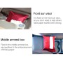 5 PCS Car Velvet Embroidered Tissue Box Storage Bag(Wine Red)