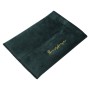 5 PCS Car Velvet Embroidered Tissue Box Storage Bag(Ink Green)