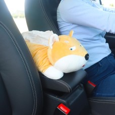 Universal Car Armrest Box Tissue Box Creative Cartoon Cute Tissue Box Car Interior Products Car Accessories(Akita)