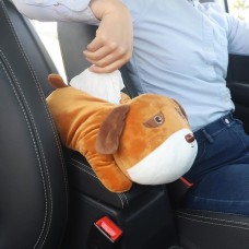 Universal Car Armrest Box Tissue Box Creative Cartoon Cute Tissue Box Car Interior Products Car Accessories(Whitemouthed dog)