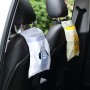 15 PCS Paste Hanging Disposable Garbage Bag Cute Car Interior Trash Can Cleaning Bag(Yellow)