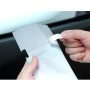 15 PCS Paste Hanging Disposable Garbage Bag Cute Car Interior Trash Can Cleaning Bag( Gray)