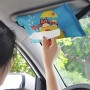 2 PCS Cartoon Cloth Car Seat Back Hanging Storage Tissue Case Box Container Towel Napkin Papers Bag Holder Box Case(Giraffe)