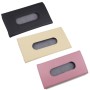 2 PCS Car Hanging Type Tissue Box Sun Visor Seat Back Sunroof Storage Box(Pink Without Tissue)