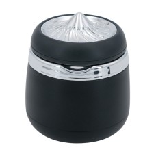 Car Ashtray Mini With Lamp And Cover Car Ashtray(N18A Silver)