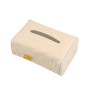 2 PCS GM-020 Car Sun Visor Chair Back Mount Car Paper Towel Box(Beige)