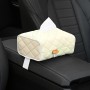 2 PCS GM-020 Car Sun Visor Chair Back Mount Car Paper Towel Box(Beige)