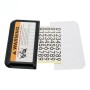 5 PCS Car Sun Visor Card Holder Pass Fuel Card Holder Parking Number Card(Black Bagged)