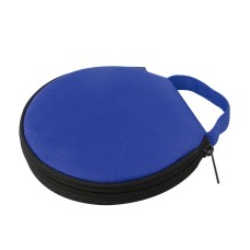 Portable Oxford Cloth CD Storage Package Car Home Round Disc Package(Blue)