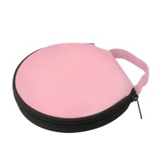 Portable Oxford Cloth CD Storage Package Car Home Round Disc Package(Pink)