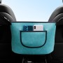 De Ran Fu Fu Автомобильный сиденья для хранения мешков обратно мех кожаная сумка для хранения (синий)
