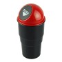 Universal Car Trash Bin Car Garbage Can Rubbish Dust Case Holder Bin Automobile Storage Bucket(Red)