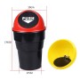 Universal Car Trash Bin Car Garbage Can Rubbish Dust Case Holder Bin Automobile Storage Bucket(Red)