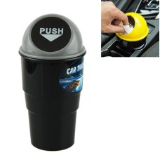 Universal Car Trash Bin Car Garbage Can Rubbish Dust Case Holder Bin Automobile Storage Bucket(Dark Gray)