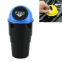 Universal Car Trash Bin Car Garbage Can Rubbish Dust Case Holder Bin Automobile Storage Bucket(Blue)