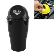Universal Car Trash Bin Car Garbage Can Rubbish Dust Case Holder Bin Automobile Storage Bucket(Black)