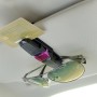 LIWEN LW-1607 Vehicle Mounted Glasses Clip(Brown)
