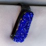 Car Pure Color Diamond Mounted Glasnes Holder Clip Holder (темно -синий)
