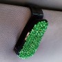 Car Pure Color Diamond Mounted Glasnes Holder (зеленый) (зеленый)