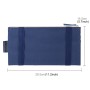 Multi-functional Auto Car Sun Visor Sunglass Holder Card Storage Holder Inner Pouch Bag(Dark Blue)