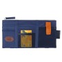 Multi-functional Auto Car Sun Visor Sunglass Holder Card Storage Holder Inner Pouch Bag(Dark Blue)