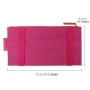 Multi-functional Auto Car Sun Visor Sunglass Holder Card Storage Holder Inner Pouch Bag(Pink)