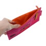 Multi-functional Auto Car Sun Visor Sunglass Holder Card Storage Holder Inner Pouch Bag(Pink)