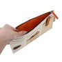 Multi-functional Auto Car Sun Visor Sunglass Holder Card Storage Holder Inner Pouch Bag(Khaki)