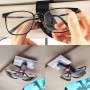 Vehicle Mounted Glasses Clip Car Eyeglass Bill Holder, Blister Package (Silver)