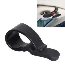 Multifunctional Car Glasses Mount Holder Card Bill Storage Clip(Black)