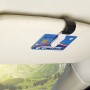 Multifunctional Car Glasnes Holder Holder Card Card Clip хранения (красный)
