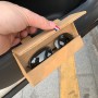 530 Car Glasses Storage Bag Glasses Box (Beige)