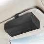 533 Car Glasses Storage Bag Glasses Box (Black)