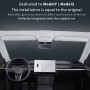 Car Suede Wrap Version Sunglasses Storage Box for Tesla Model Y