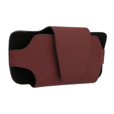 Автомобильные очки для хранения сумки PU Кожаные очки (красный)