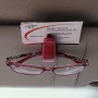 Шунвей автомобиль Многофункциональный зажим для солнцезащитных очков / бумажная визитная карточка (темно -красный)