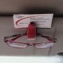 SHUNWEI Car Multifunctional Sunglass Clip / Paper Business Card Clip(Dark Red)