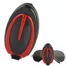 Car Vehicle Sun Visor Clip Sunglasses / Eyeglass Holder(Red)