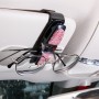 Diamond Mounted Rotating Car Glasses Clip Card Paper Holder Clips(Pink)