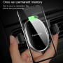 CW7 10W Max Output Roller Memory Car Mount Clip Holder Wireless Charger(Black)